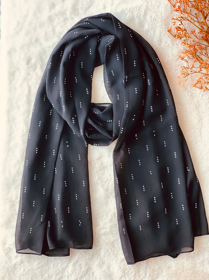 5 All Black Hijab Bundle